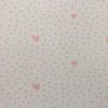 0,5m Bio Jersey Panel Frühlingsmädchen – Mädchen Herzen Luftballons Blumen – rosa pink koralle blau – Eigenproduktion – GOTS