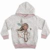 0,5m French Terry Sweat Stoff mit Boho Regentropfen / Punkte – rosa mint beige braun gold – Mädchen Sommersweat Kinderstoff – Digital – Ökotex