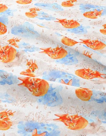 0,5m French Terry Sweat Stoff mit Waldtiere - Mama und Baby Fuchs im Gras - Jungen und Mädchen Sommersweat Kinderstoff mit Tiere - Digital - Ökotex - Fuchsfamilie SxYn4YPATjhEGlVkt7Yo 348x445 - 0,5m French Terry Sweat Stoff mit Waldtiere - Mama und Baby Fuchs im Gras - Jungen und Mädchen Sommersweat Kinderstoff mit Tiere - Digital - Ökotex - Fuchsfamilie