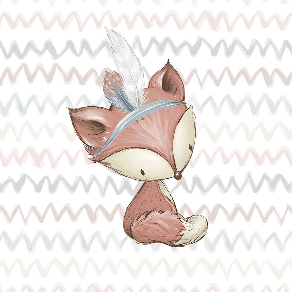 1 Baumwollstoff XS Polster Panel mit süßem Fuchs – 37x38cm – Waldfreunde – premium – Digital – Ökotex 1 Baumwollstoff XS Polster Panel mit süßem Fuchs – 37x38cm – Waldfreunde – premium – Digital – Ökotex