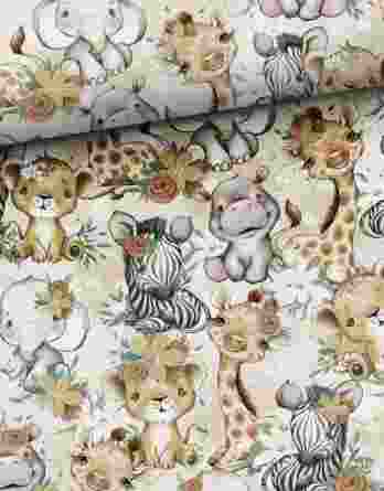 v african babies girl 348x445 - 1 French Terry Sweat Stoff Panel mit niedlicher Giraffe mit Blumen – Mädchen Sommersweat Kinderstoff mit Wildtiere – Digital – Ökotex – Steppenliebe