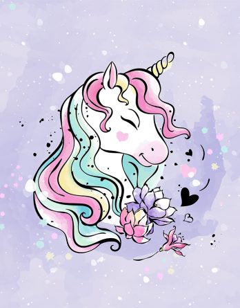 1 French Terry Sweat Stoff Panel mit süßem Einhorn mit Blumen auf flieder / lila – ca. 40x50cm – Mädchen Sommersweat Kinderstoff – Digital – Ökotex – Sommer Leander 1 French Terry Sweat Stoff Panel mit süßem Einhorn mit Blumen auf flieder / lila – ca. 40x50cm – Mädchen Sommersweat Kinderstoff – Digital – Ökotex – Sommer Leander