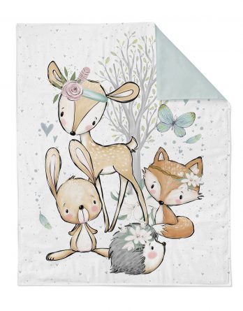 1 Baumwollstoff Tuchent / Bettdecke Panel mit Waldtiere – Reh, Fuchs, Igel und Hase – 150x100cm / xxl – Waldfreunde Girls / Bettwäsche Set – Tiere und Herzen – Digital – Ökotex 1 Baumwollstoff Tuchent / Bettdecke Panel mit Waldtiere – Reh, Fuchs, Igel und Hase – 150x100cm / xxl – Waldfreunde Girls / Bettwäsche Set – Tiere und Herzen – Digital – Ökotex