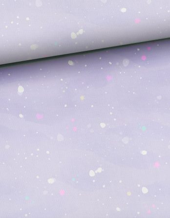 0,5m French Terry mit süße Punkte auf flieder / lila – Leander – Digital – Ökotex 0,5m French Terry mit süße Punkte auf flieder / lila – Leander – Digital – Ökotex