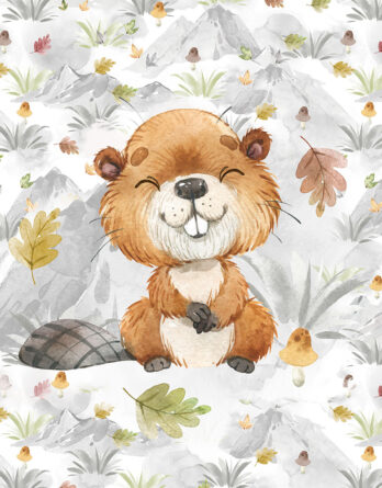 1 French Terry Sweat Stoff Panel mit süßem Biber – 40x50cm – Sommersweat Kinderstoff mit Tiere im Wald – Waldtiere Herbstliebe 1 French Terry Sweat Stoff Panel mit süßem Biber – 40x50cm – Sommersweat Kinderstoff mit Tiere im Wald – Waldtiere Herbstliebe