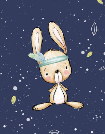 1 French Terry Sweat Stoff Panel mit süßem Hasen auf blau – 40x50cm – Mädchen Sommersweat Kinderstoff – Digital – Ökotex – Girls Blue 1 French Terry Sweat Stoff Panel mit süßem Hasen auf blau – 40x50cm – Mädchen Sommersweat Kinderstoff – Digital – Ökotex – Girls Blue