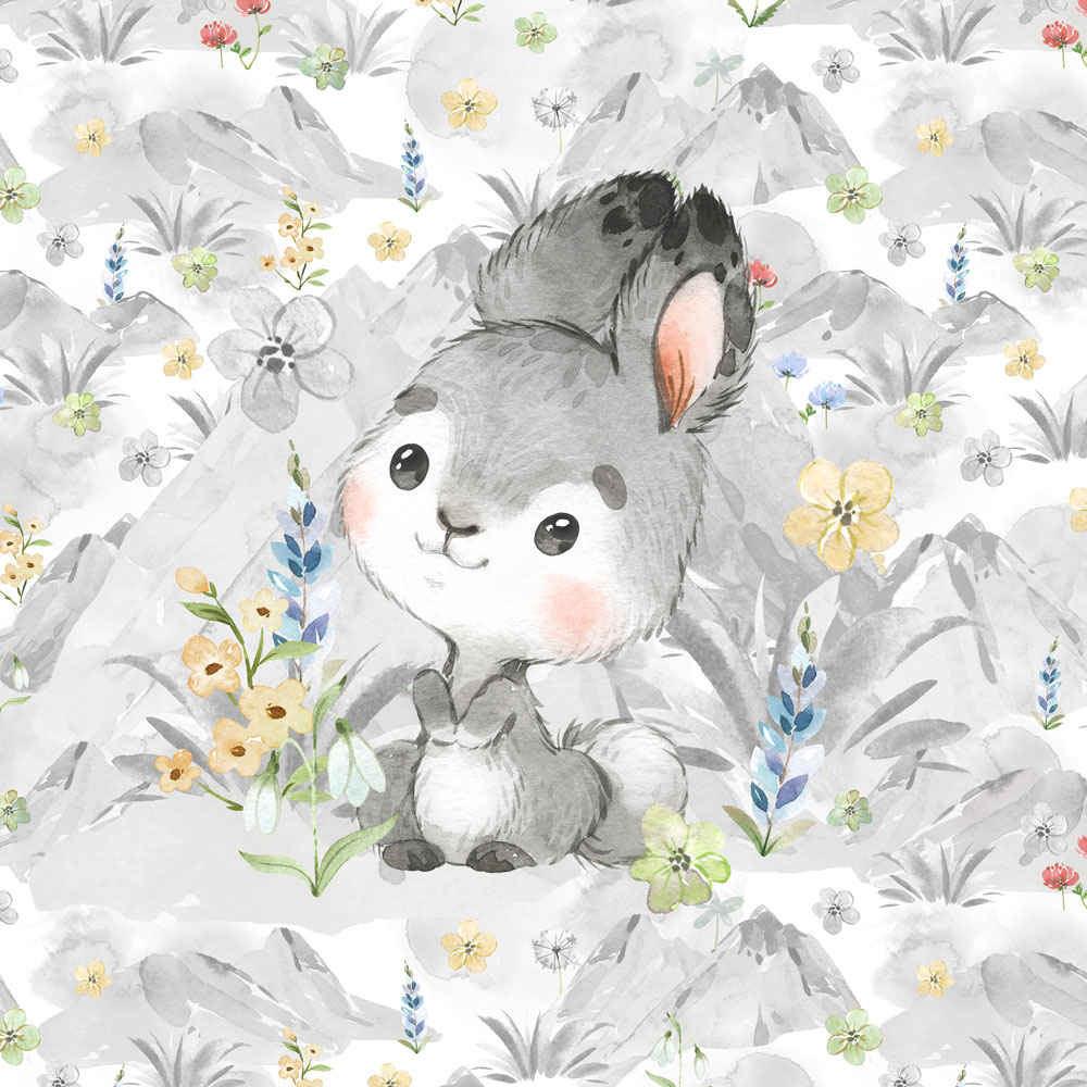 1 French Terry Sweat Stoff Panel mit Waldtiere – süßer Hase in der Wiese – 40x50cm – Mädchen Sommersweat Kinderstoff mit Tiere im Wald – Digital – Ökotex – Miniliebe 1 French Terry Sweat Stoff Panel mit Waldtiere – süßer Hase in der Wiese – 40x50cm – Mädchen Sommersweat Kinderstoff mit Tiere im Wald – Digital – Ökotex – Miniliebe