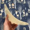 Praktisches Nähzubehör für Messen, Zeichnen und Bügeln – gelbe Bügelhilfe – Kantenformer – Bügellineal – 20 x 10 cm