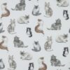 0,5m Baumwollstoff mit Tiere – süße Katzen für Mädchen und Damen – Digital – Ökotex