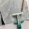3-teiliges Nähzubehör Set – Lineal zum Nähen, Basteln und Stricken – T-Gleitlehre, Strick- und Nähmaß und Saummaß – ideal für perfekte Nähte und Säume – Saumhilfe für Nähmaschine, Bügelhilfe