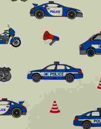 0,5m fester Jungen Baumwollstoff mit Fahrzeuge der Polizei auf weiß – Polizeiauto, Hubschrauber, Motorräder, uvm. – Digital – Ökotex 0,5m fester Jungen Baumwollstoff mit Fahrzeuge der Polizei auf weiß – Polizeiauto, Hubschrauber, Motorräder, uvm. – Digital – Ökotex