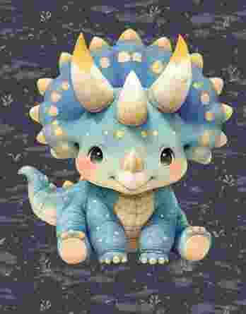 1 French Terry Sweatstoff Panel mit niedlichem Dinosaurier in blau – 40x50cm – Dino Sommersweat Kinderstoff für Jungen – Digitaldruck – Ökotex – Baby Dinos