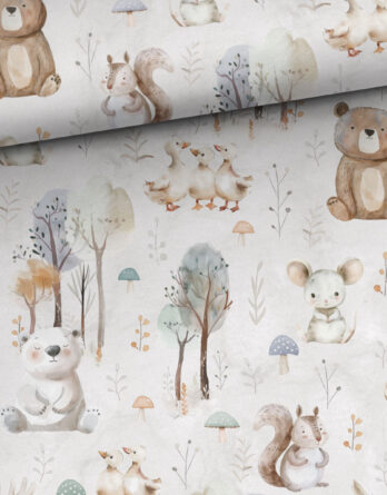 0,5m Premium Baumwollstoff mit Tiere im Wald auf sandgrau – Stoffe für Kinder – Jungen und Mädchen Waldtiere Baumwollstoffe zum Nähen – Reh Bär Maus Ente – Kinderstoffe aus 100% Baumwolle für Neugeborene & Babys – Digital – Ökotex 0,5m Premium Baumwollstoff mit Tiere im Wald auf sandgrau – Stoffe für Kinder – Jungen und Mädchen Waldtiere Baumwollstoffe zum Nähen – Reh Bär Maus Ente – Kinderstoffe aus 100% Baumwolle für Neugeborene & Babys – Digital – Ökotex