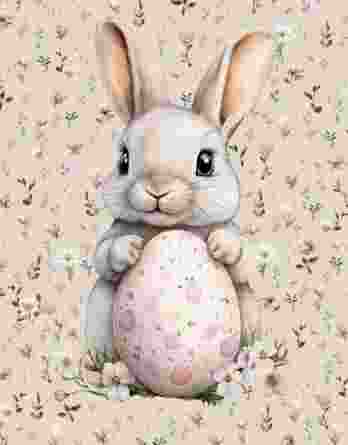 1 French Terry Sommersweat Stoff Panel mit Hase, großem Osterei und Blumen auf Beige – Mädchen Osterhase Stoffpanel zum Nähen für Baby & Kinder – Digital – Ökotex – Osterliebe 1 French Terry Sommersweat Stoff Panel mit Hase, großem Osterei und Blumen auf Beige – Mädchen Osterhase Stoffpanel zum Nähen für Baby & Kinder – Digital – Ökotex – Osterliebe